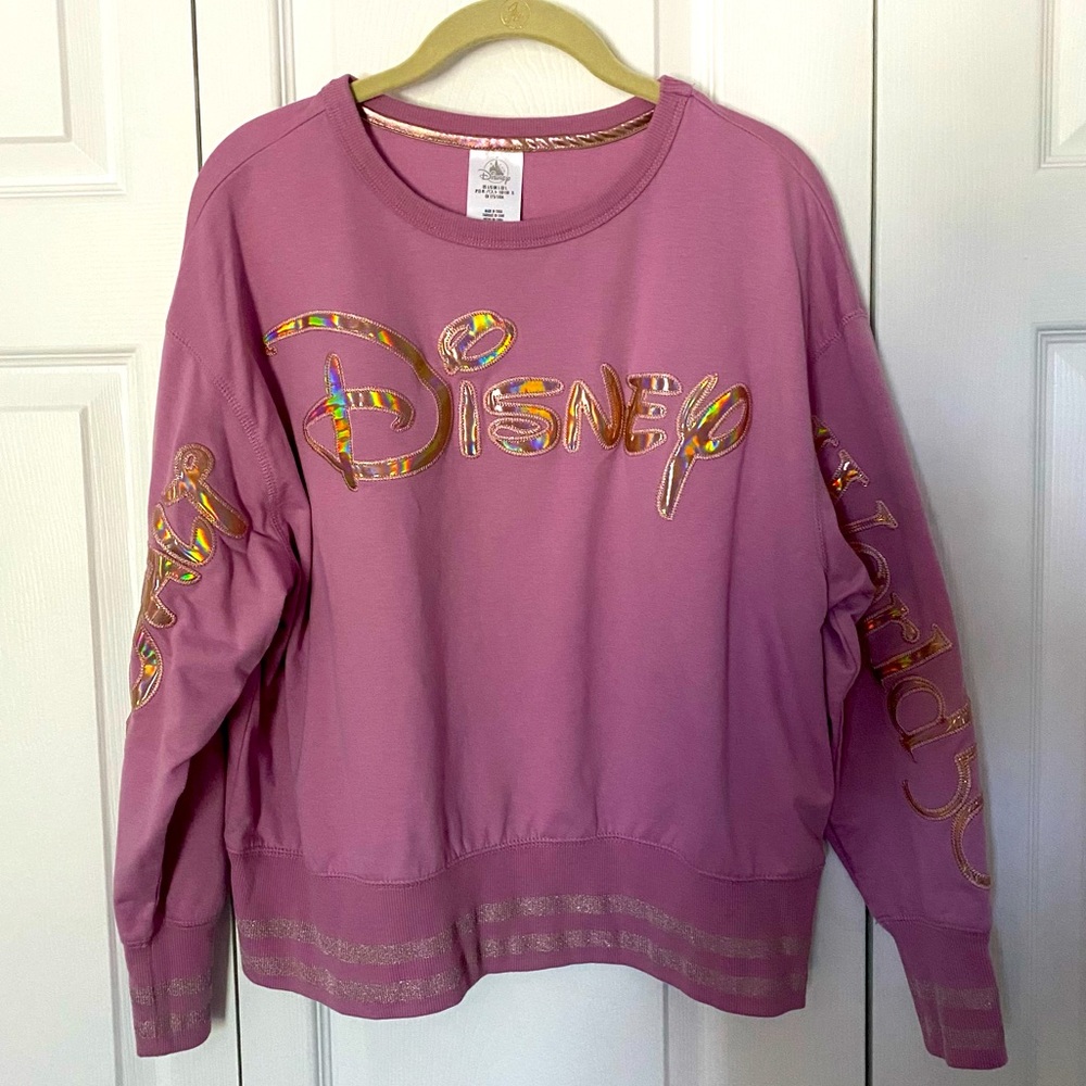 Disney World 50th Anniversary Earidescent Pullover size L
